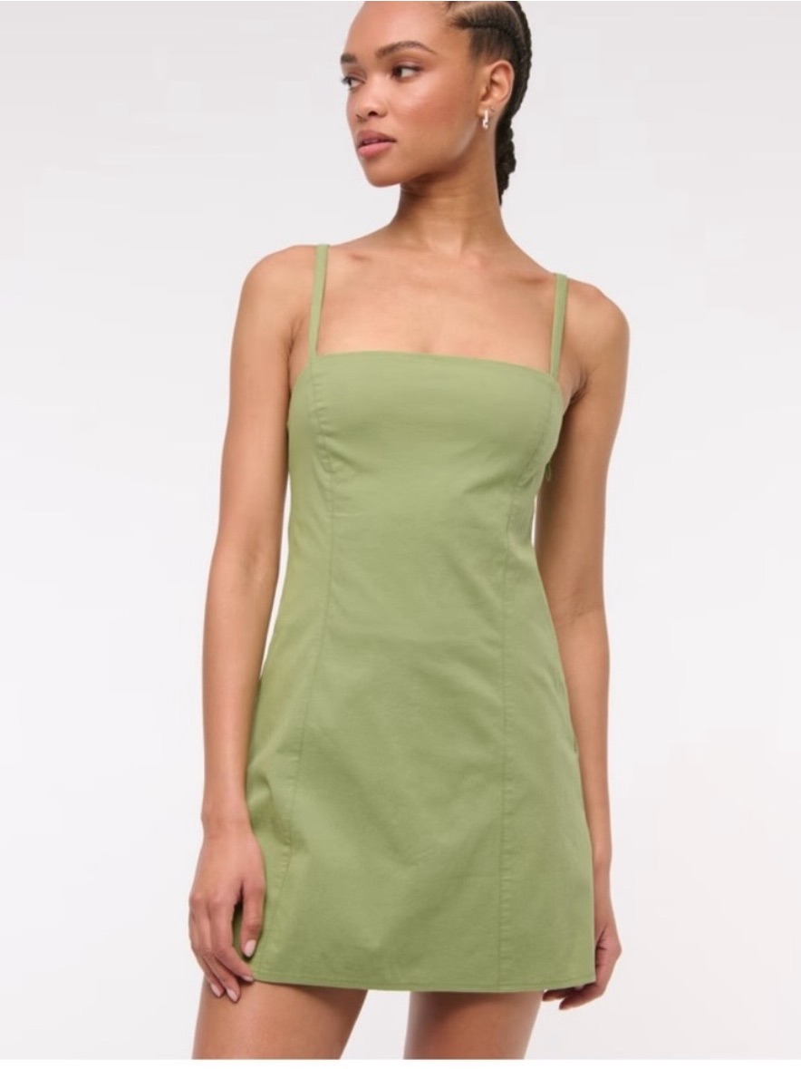 Abercrombie Green Dress/Skort